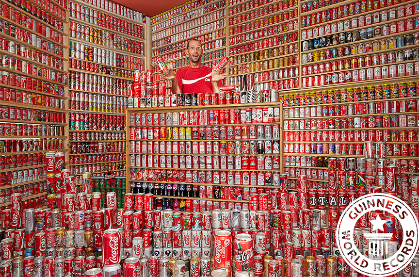 CocaCola Guinness World Records Can Collecting
