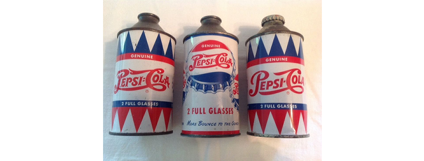 Pepsi Cone Top Cans Collecting