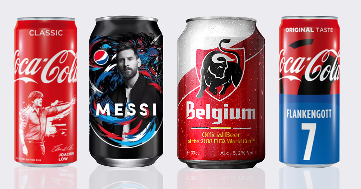 Cans Fifa World Cup Russia 2018