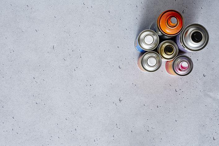 Spray cans